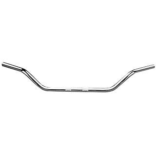 Fehling Flat Track stuur 25,4mm - W2 met inkepingen - Zwart